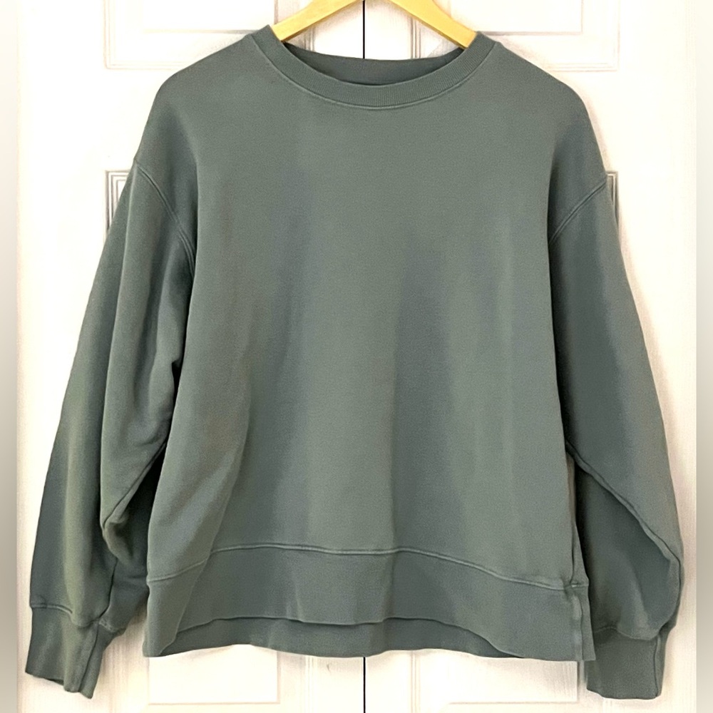 TNA Sage Green Crew Neck Sweater